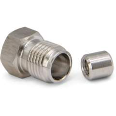 Enerpac 43701, Ultra-High Pressure Fitting, Gland Nut with Sleeve, .38" cone