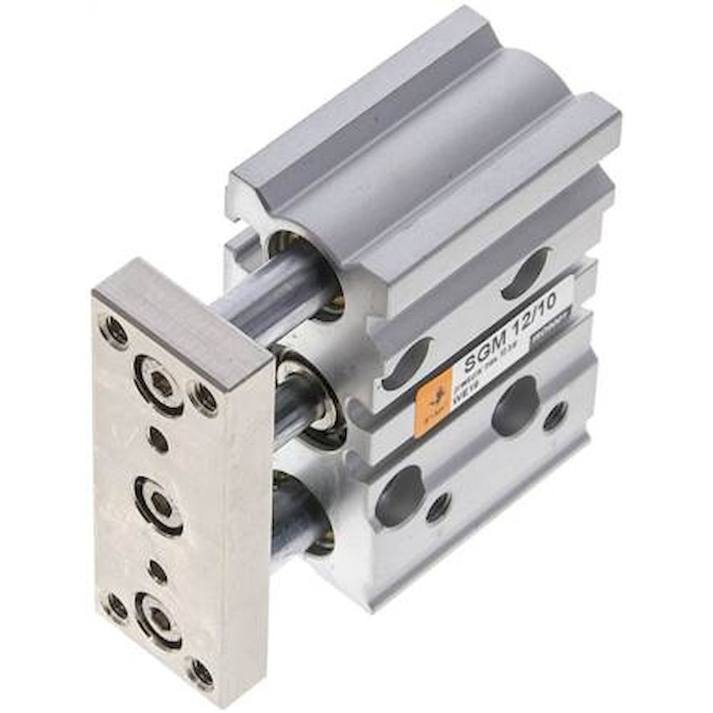 EMC SGM 12/10. Führungszylinder, mit Gleitlager, Kolben 12mm,Hub 10mm