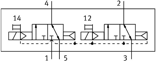Magnetventil VUVG-S10-T32C-AT-Q4-1H2L-W1 - Festo 578965