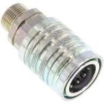 Steckkupplung ISO7241-1A, Muffe Baugr.3, 14 S (M22x1,5)