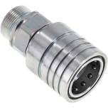 Steckkupplung ISO7241-1A, Muffe Baugr.6, 25 S (M36x2)