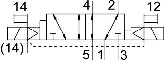 Magnetventil VSVA-B-D52-ZH-A2-1R2L - Festo 534787