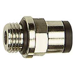 Riegler 108556.Straight push-in fitting »click-clock« G 1/8 o., hose exterior Ø6