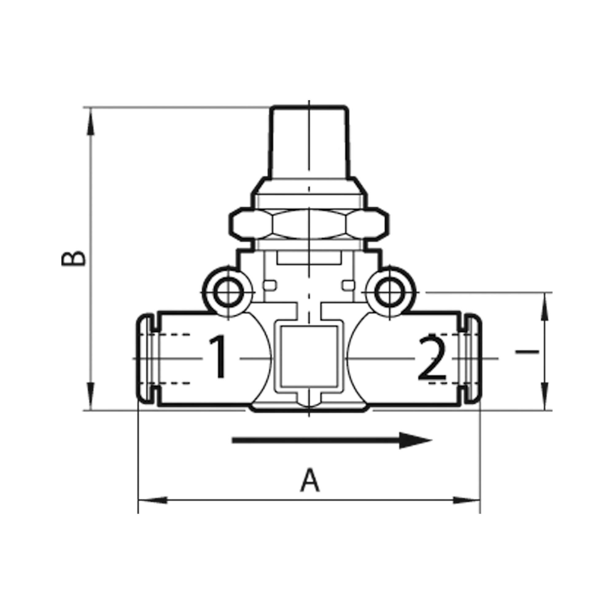 Blocking valve »lineonline«, Hose - hose, for hose Ø 6 mm - Riegler 106831