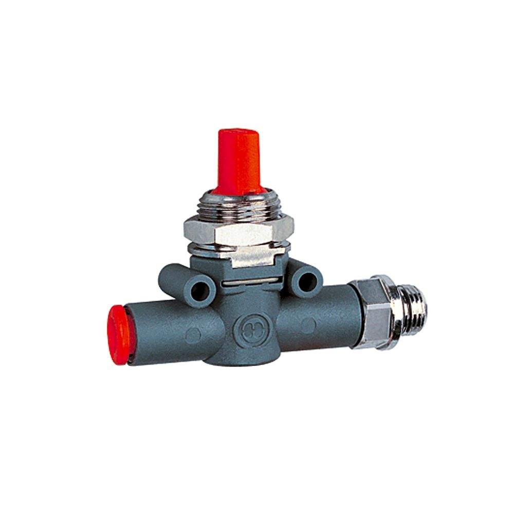 Riegler 106842.Blocking valve, Hose (inlet) - thread (outlet), G 3/8, hose 8
