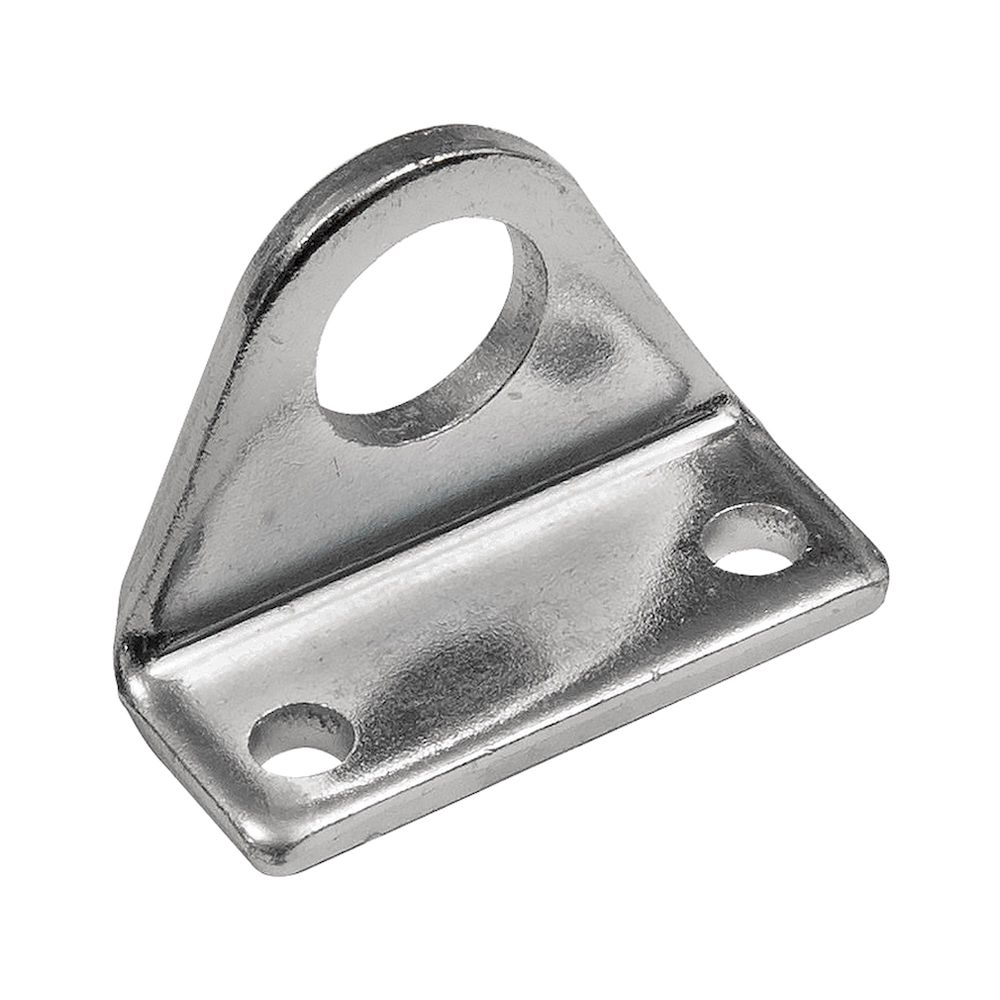 Riegler 156763.Foot fastening, ISO6432, Piston Ø 8-10, galvanised steel, 1 piece