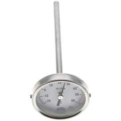 Wika TWT 2663160 ES Bimetallthermometer, waagerecht D63/-20 bis +60°C/160mm