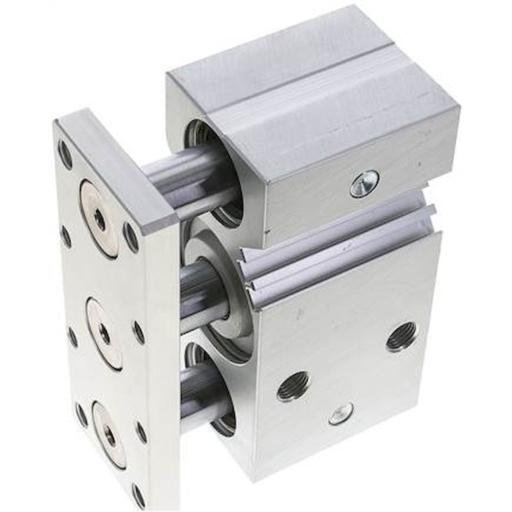 Guide cylinder, with ball bushing, pistons 50mm,stroke 25mm