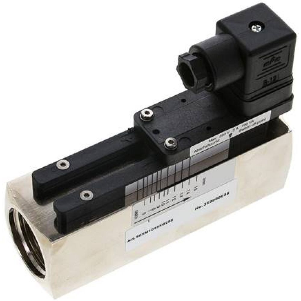 DWV 10-15 MSV Durchflusswächter G 1", 5-15 l/min, Messing vernickelt