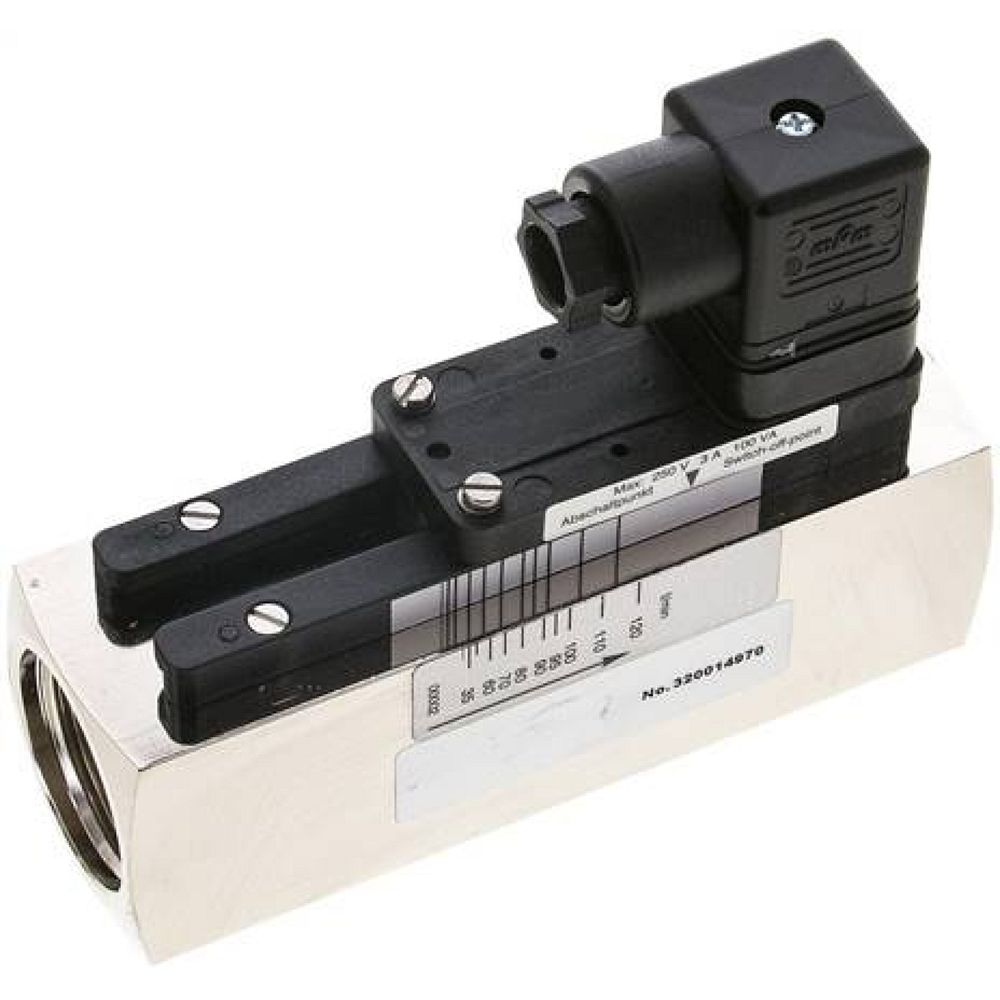 DWV 10-120 MSV Durchflusswächter G 1", 35-110 l/min, Messing vernickelt