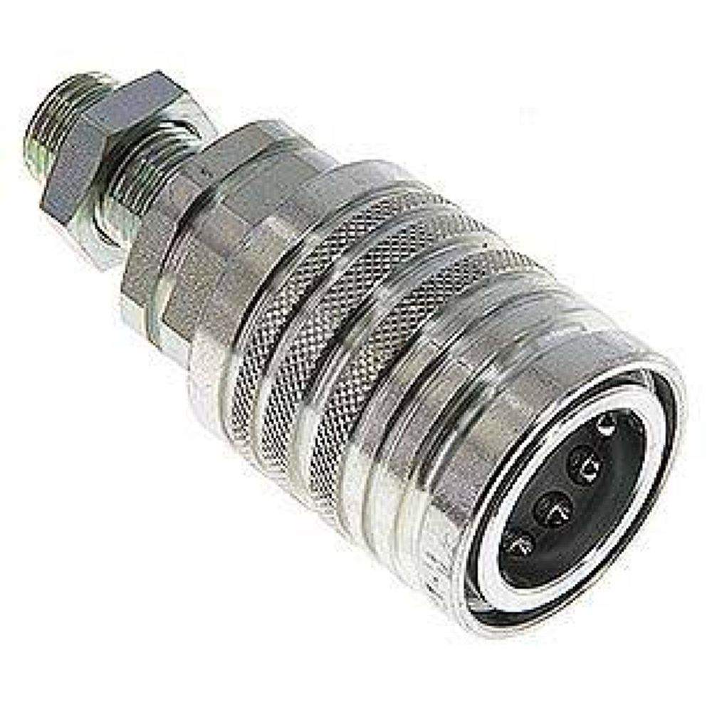 Schott-Steckkupplung ISO7241-1A, Muffe Baugr.3, 10 L (M16x1,5)