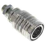 Schott-Steckkupplung ISO7241-1A, Muffe Baugr.3, 10 L (M16x1,5)