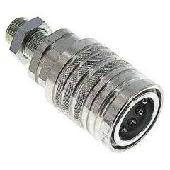 Schott-Steckkupplung ISO7241-1A, Muffe Baugr.3, 10 L (M16x1,5)