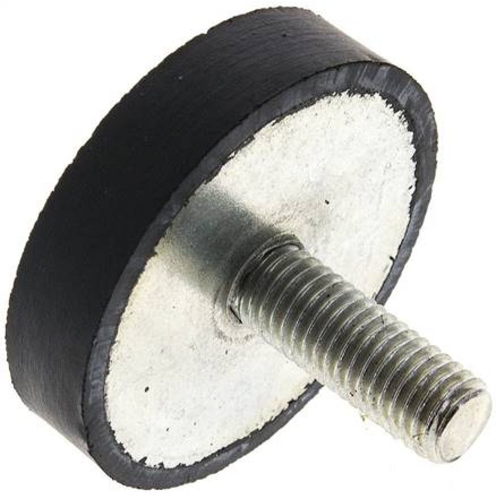 GPD 5012 Gummi-Metall-Puffer einseitig mit Gewindestift M 10 x 28