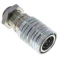 Schott-Steckkupplung ISO7241-1A, Muffe Baugr.3, 18 L (M26x1,5)