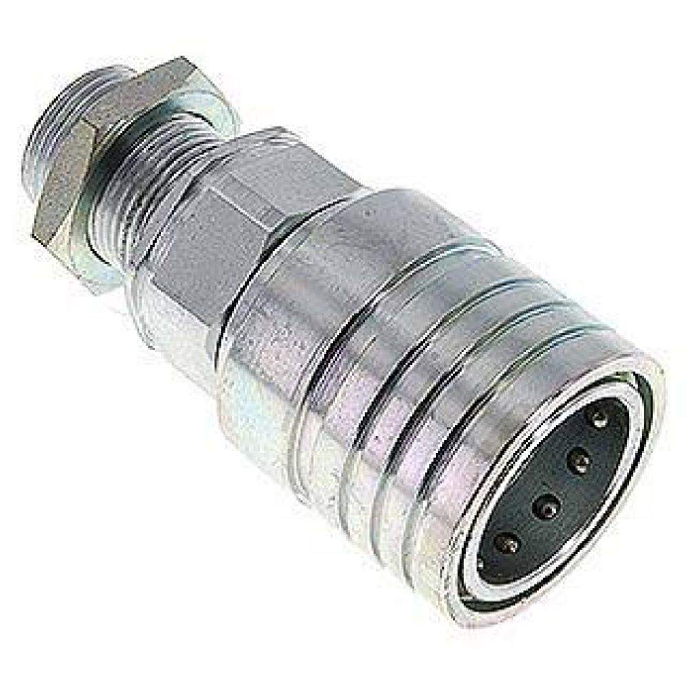 Schott-Steckkupplung ISO7241-1A, Muffe Baugr.6, 22 L (M30x2)