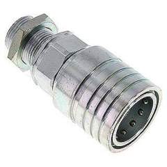 Schott-Steckkupplung ISO7241-1A, Muffe Baugr.6, 22 L (M30x2)