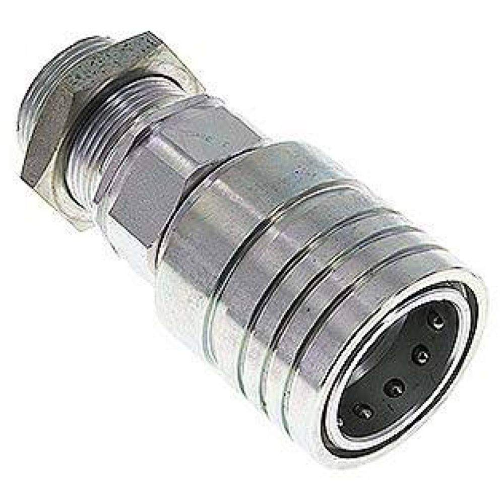 Schott-Steckkupplung ISO7241-1A, Muffe Baugr.6, 28 L (M36x2)