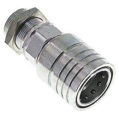 Schott-Steckkupplung ISO7241-1A, Muffe Baugr.6, 28 L (M36x2)