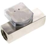 DMV 10-1,5 MSV Durchflussmesser G 1" (IG), 0,5-1,5 l/min, Messing vernickelt