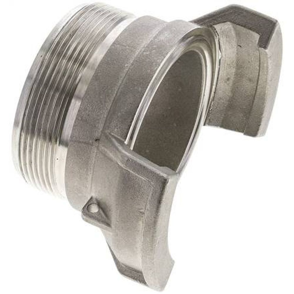 Guillemin-Kupplung G 2-1/2" (AG), Edelstahl, ohne Verriegelung (kann nur mit Kupplung mit Verriegelu