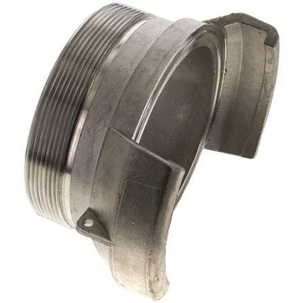 Guillemin-Kupplung G 4" (AG), Edelstahl, ohne Verriegelung (kann nur mit Kupplung mit Verriegelung k