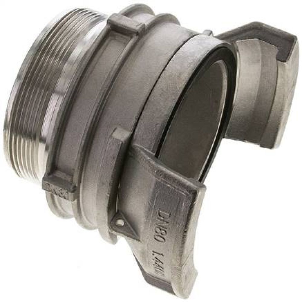 Guillemin-Kupplung G 3" (AG), Edelstahl, mit Verriegelung