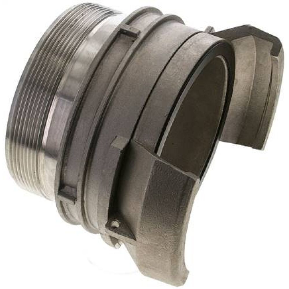 Guillemin-Kupplung G 4" (AG), Edelstahl, mit Verriegelung