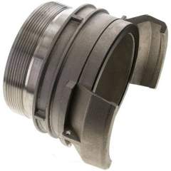 Guillemin-Kupplung G 4" (AG), Edelstahl, mit Verriegelung