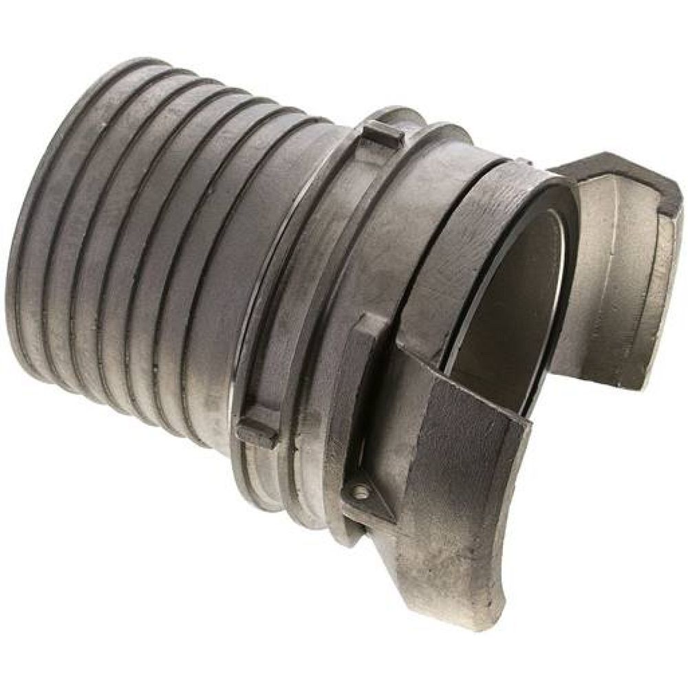 Guillemin-Kupplung, Tülle 90 (3-1/2") mm, Edelstahl, mit Verriegelung