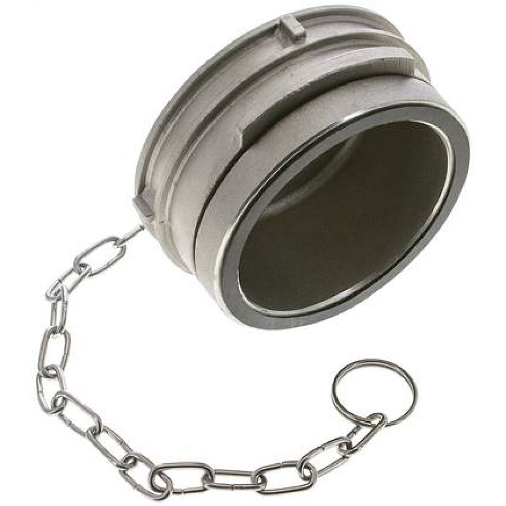 Guillemin-Verschluss mit Verriegelung, Edelstahl, 3" (Dichtfläche 101 mm)