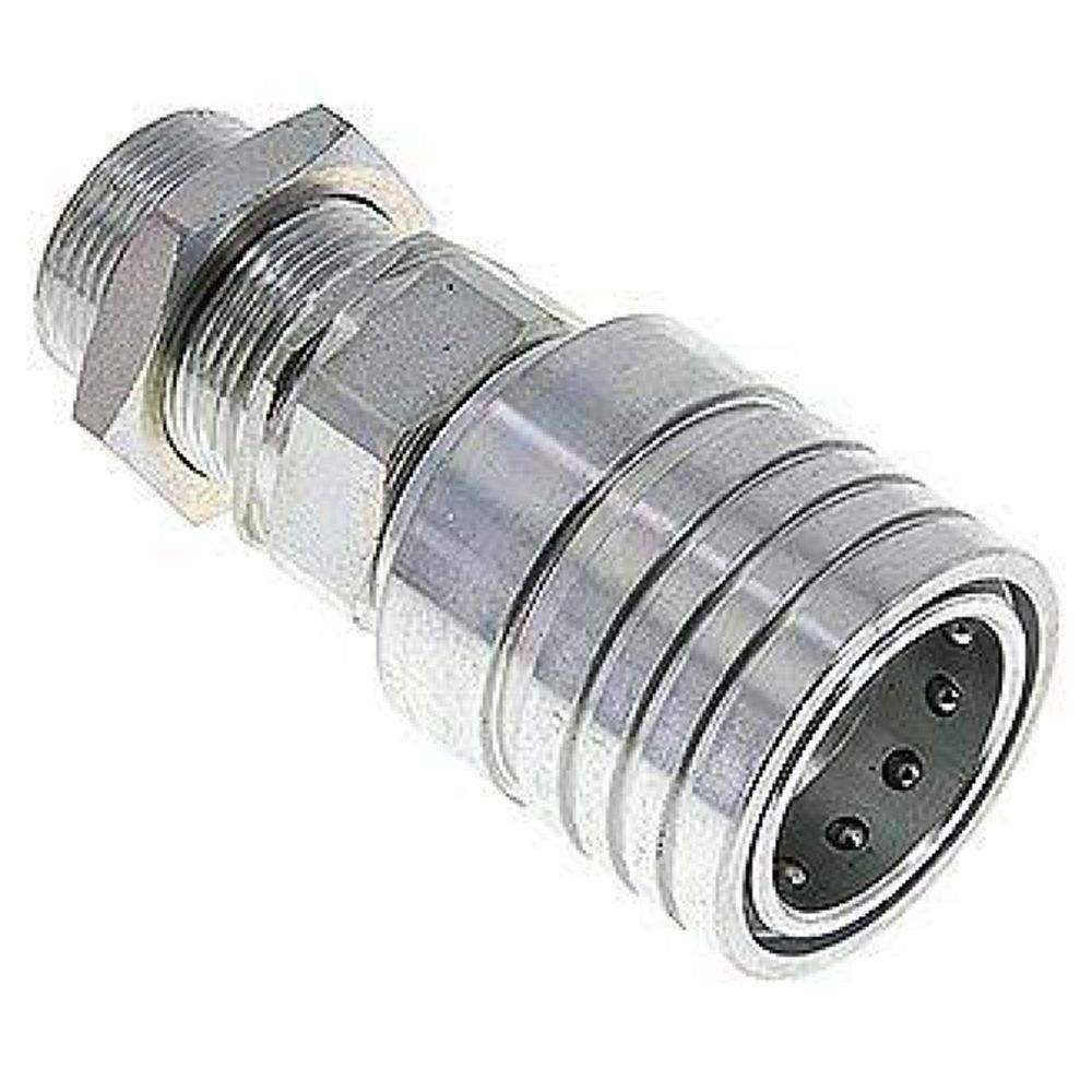 Schott-Steckkupplung ISO7241-1A, Muffe Baugr.6, 25 S (M36x2)