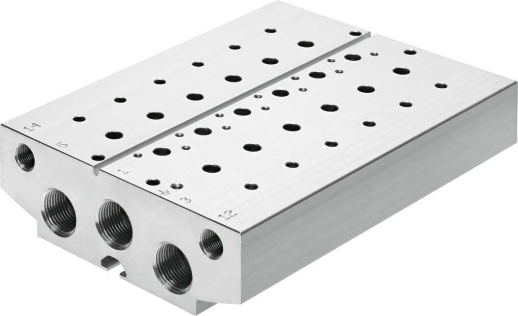 Manifold block VABM-B10-25E-N12-7 - Festo 8026257