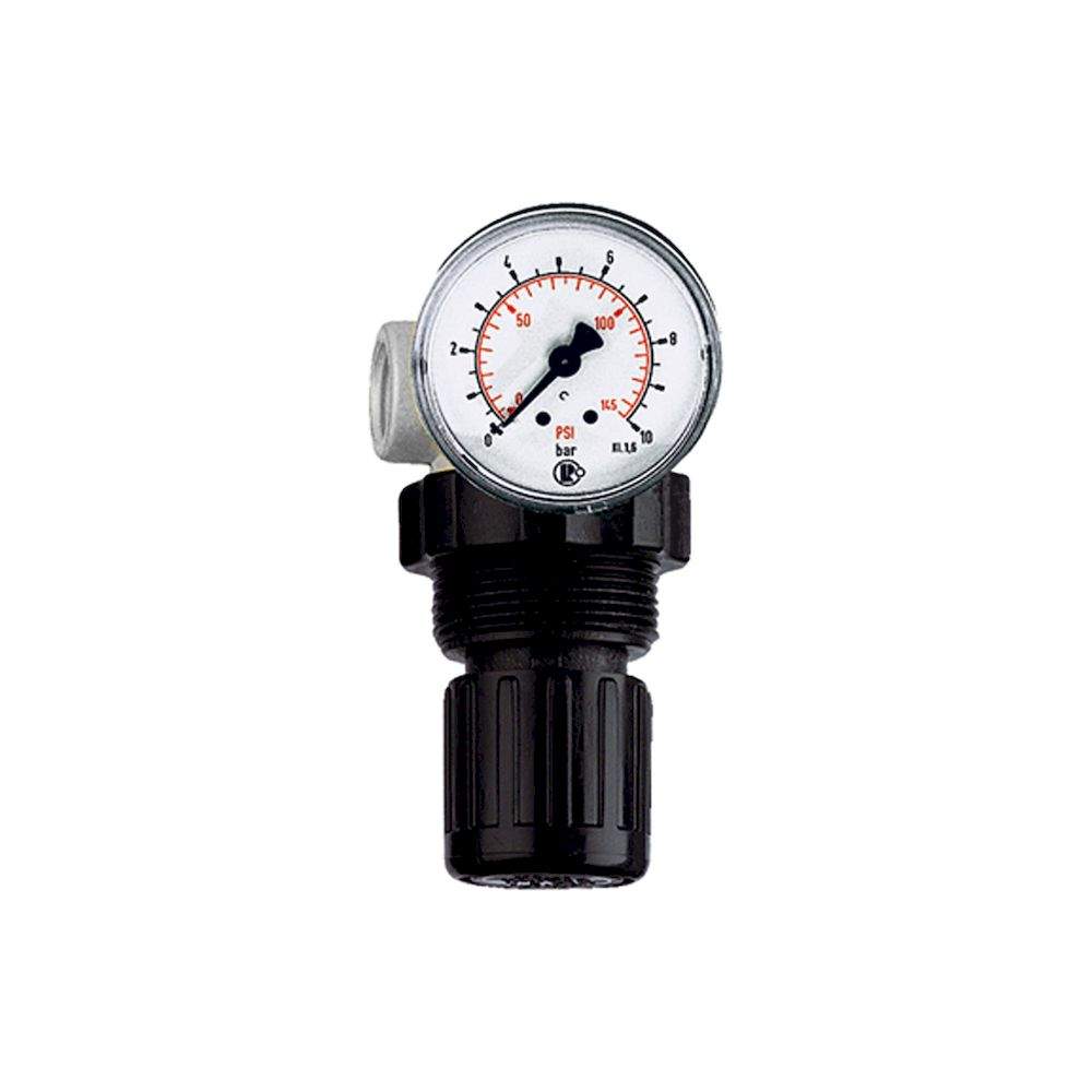 Riegler 101463.Pressure relief valve, incl. pressure gauge, G 1/4, 0.1 - 2 bar