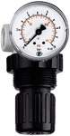 Riegler 101465.Pressure relief valve, incl. pressure gauge, G 1/4, 0.15 - 7 bar