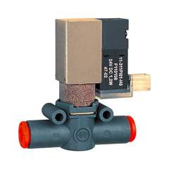 Riegler 106845.3/2-way solenoid valve »lineonline« silenced venting, Hose Ø6, NO
