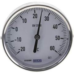 Wika TWT 2610063 ES Bimetallthermometer, waagerecht D100/-20 bis +60°C/63mm