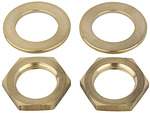 Riegler 101315.2 nuts M20x1.5 and 2 washers, for pressure reg. for water, G 1/4