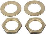 Riegler 101321.2 nuts M28x1.5 and 2 washers, for pressure reg. for water, G 1/2