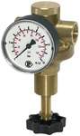 Riegler 101310.Pressure regulator for water, pressure gauge, G 1/2, 0.5 - 10 bar