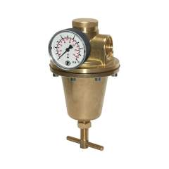 Riegler 101311.Pressure regulator for water, pressure gauge, G 1, 0.5 - 6 bar