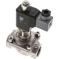 MO-2100-ES-24VAC. 2/2-way SS solenoid valve G 1", 0-16 bar, open (NO) without power