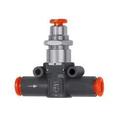 Riegler 106790.3/2-way valve, pneumatically »lineonline«, NC, hose-hose, hose Ø6