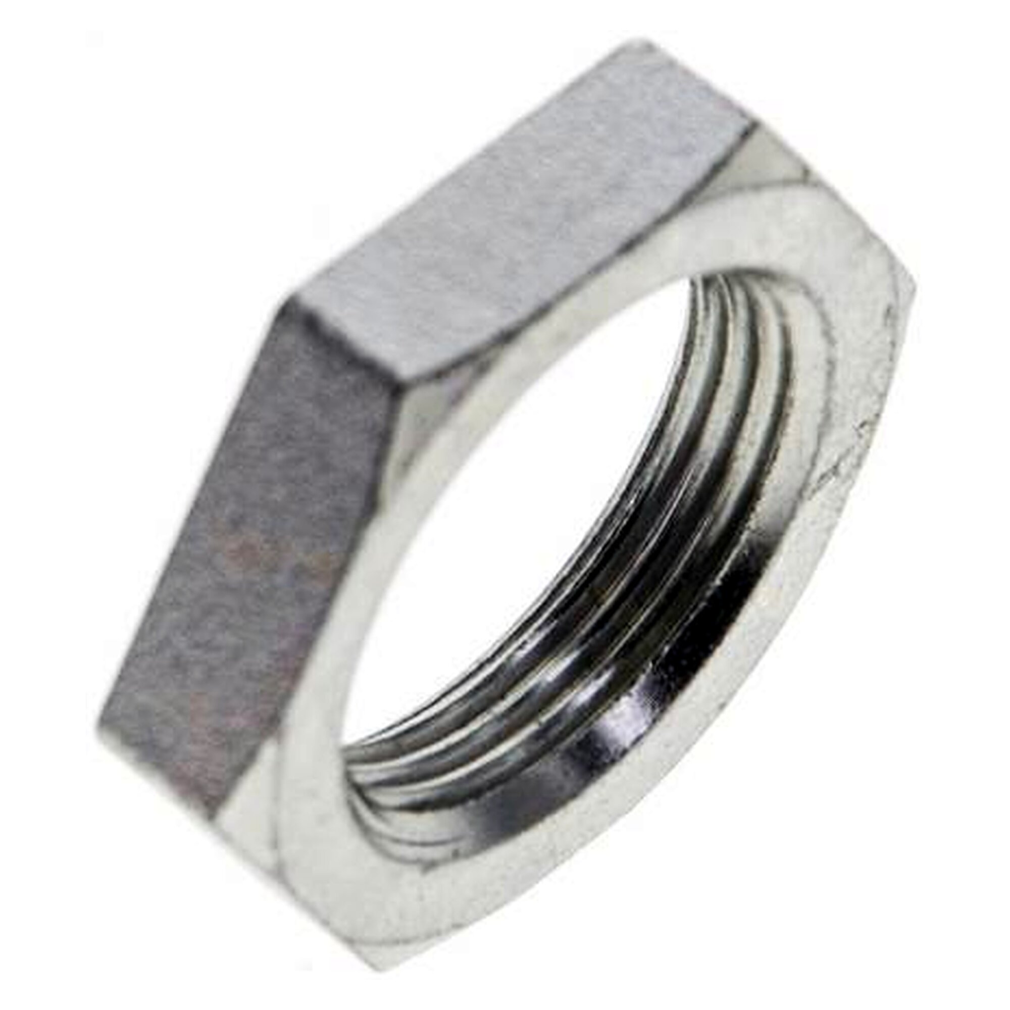 Lock nut for straight bulkhead couplings, M 24x1.5, zinc-plated steel