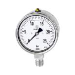 Riegler 102399.Glycerine pressure gauge, CrNi steel, G 1/2, 0 - 40 bar, Ø 100