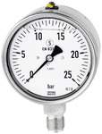 Riegler 102404.Glycerine pressure gauge, CrNi steel, G 1/2, 0 - 400 bar, Ø 100