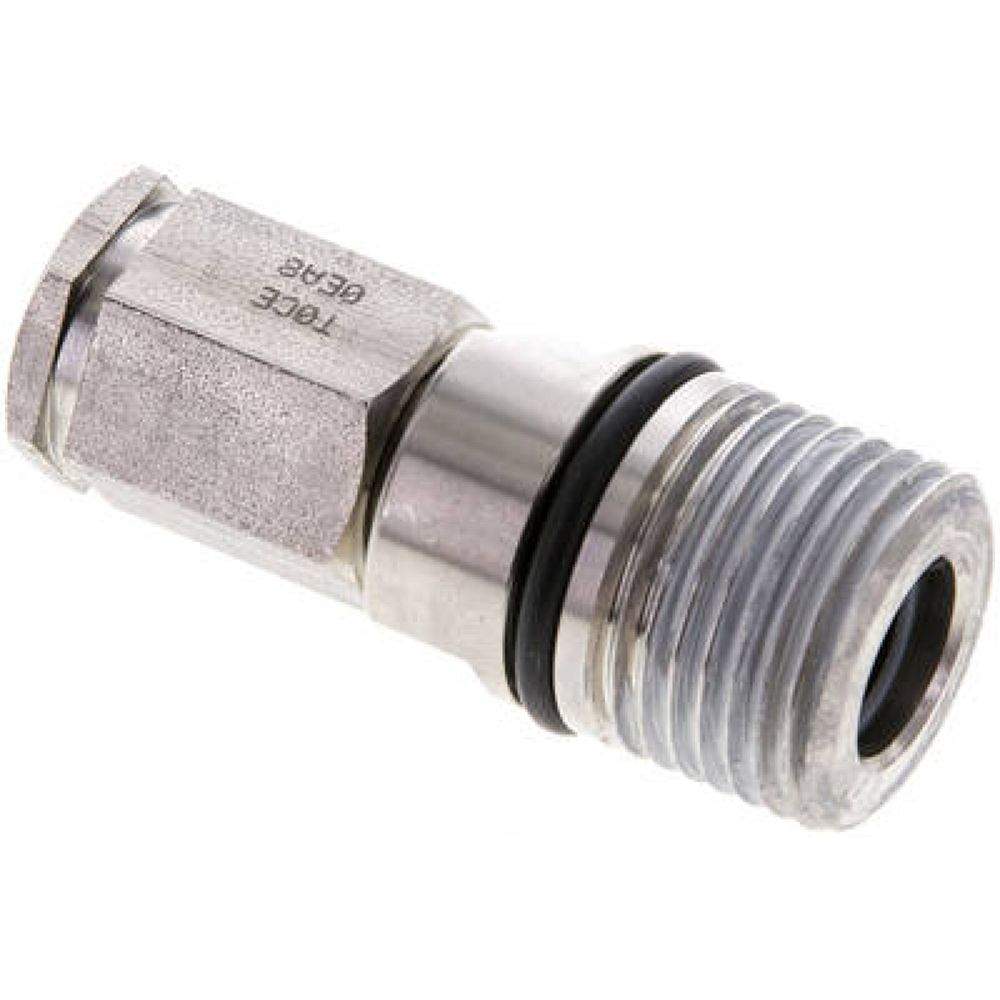 Edelstahl-Schraubkupplung, Muffe Baugr.1, G 1/4"(IG)