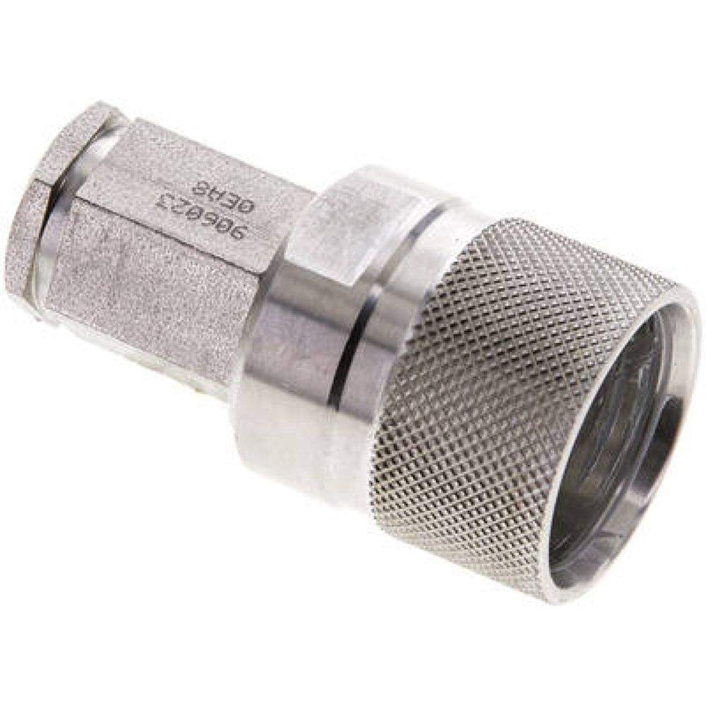 Edelstahl-Schraubkupplung, Stecker Baugr.1, G 1/4"(IG)