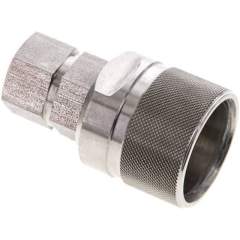 Edelstahl-Schraubkupplung, Stecker Baugr.2, G 3/8"(IG)