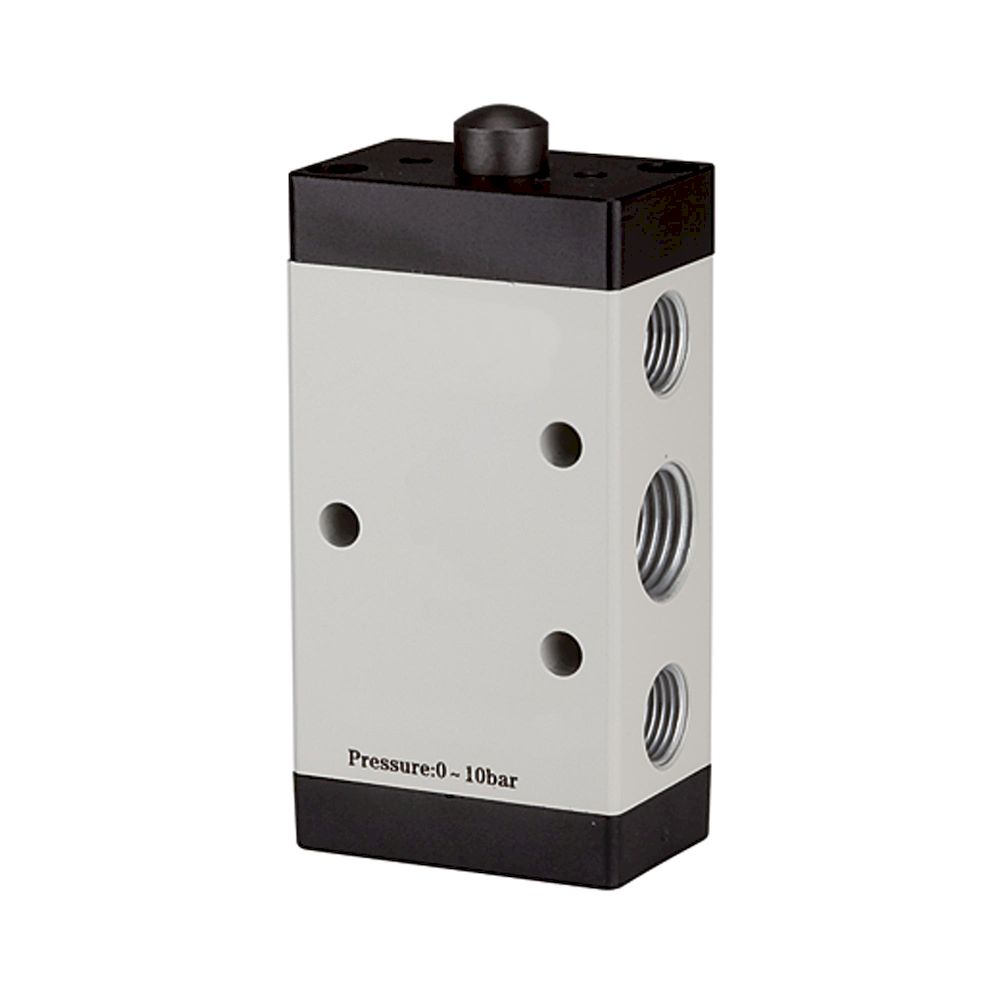 Riegler 115954. 5/2-Wegeventil, mechanisch betätigt, »M5«, Stössel, G 1/8